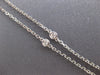 EXTRA LARGE 3.57CT WHITE & FANCY YELLOW DIAMOND 18K 2 TONE GOLD JOURNEY NECKLACE