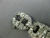 ANTIQUE WIDE 6.52CT OLD MINE DIAMOND PLATINUM CLASSIC FILIGREE FLOWER BRACELET