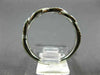 ESTATE .15CT DIAMOND 14KT WHITE GOLD 3D INFINITY SEMI ETERNITY ANNIVERSARY RING