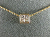ESTATE 1.04CT WHITE & PINK DIAMOND 18KT WHITE & ROSE GOLD 3D INVISIBLE PENDANT