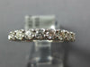 1.19CT DIAMOND 18KT WHITE GOLD 3D ROUND SEMI ETERNITY FILIGREE ANNIVERSARY RING