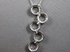 LARGE .5CT DIAMOND 14KT WHITE GOLD ROUND MULTI CIRCULAR OLYMPIC FLOATING PENDANT