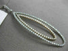 ESTATE EXTRA LARGE 2.09CT DIAMOND 14KT WHITE & ROSE GOLD DOUBLE MARQUISE PENDANT