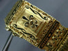 ANTIQUE GENEVA AAA ENAMEL 14K YELLOW GOLD 3D HIDDEN WATCH TASSEL BRACELET #20612