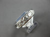 LARGE 1.45CT DIAMOND 14K WIHITE GOLD ROUND COMFORT FIT WEDDDING ANNIVERSARY RING