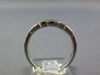 1.08CT DIAMOND & AAA RUBY 18K WHITE GOLD BAGUETTE BEZEL CLASSIC ANNIVERSARY RING