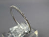 .16CT DIAMOND 18KT WHITE GOLD CLASSIC 1MM ROUND ETERNITY ANNIVERSARY LOVE RING