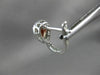 ESTATE 2.10CT DIAMOND & AAA GARNET 14KT WHITE GOLD HALO HEART LEVERBACK EARRINGS