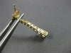 ESTATE 1.12CT DIAMOND 14K YELLOW GOLD CLASSIC ROUND JOURNEY FUN HANGING EARRINGS