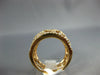 ESTATE WIDE .97CT DIAMOND 18KT ROSE GOLD 3D CLASSIC OPEN FILIGREE FUN RING