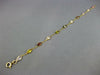 ESTATE 5.0CT AAA MULTI COLOR SAPPHIRE 14KT YELLOW GOLD MARQUISE SHAPE BRACELET