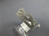 1.02CT DIAMOND 14KT WHITE GOLD 3D CLASSIC CRISS CROSS INFINITY ANNIVERSARY RING