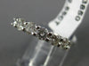 ESTATE 2.55CT ROUND DIAMOND 14K WHITE GOLD 3D CLASSIC SHARED PRONG ETERNITY RING