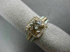 2.54CT WHITE & CHOCOLATE FANCY DIAMOND 18KT WHITE & ROSE GOLD 3D ENGAGEMENT RING