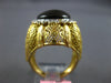 ANTIQUE EXTRA LARGE .90CT DIAMOND & AAA MOTHER OF PEARL 14KT YELLOW GOLD 3D RING
