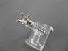 ESTATE 1.30CT DIAMOND 18KT WHITE GOLD ETERNITY SEMI MOUNT ENGAGEMENT RING #21352