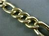 ESTATE 14K WHITE & YELLOW GOLD 3D SOLID BLACK ONYX STRIATED CROSS PENDANT #24846