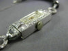 ANTIQUE CHOISI 1.0CT OLD MINE DIAMOND PLATINUM 3D CLASSIC RECTANGULAR WATCH 2218