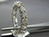 3.51CT DIAMOND 14KT WHITE GOLD 3D SHARED PRONG ETERNITY WEDDING ANNIVERSARY RING