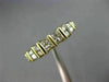 0.90CT ROUND BAGUETTE & PRINCESS DIAMOND 14K YELLOW GOLD ANNIVERSARY RING #1586