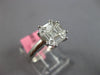 .76CT DIAMOND 18KT WHITE GOLD 3D INVISIBLE CLUSTER ASCHER LOOK ENGAGEMENT RING