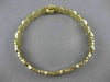 ESTATE WIDE 14KT YELLOW GOLD ITALIAN LINK DESIGN BRACELET 8mm STUNNING! #23308