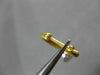ESTATE .57CT DIAMOND 14KT 2 TONE GOLD 3D PAVE CIRCULAR HOOP FUN EARRINGS #20819