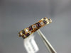 ESTATE .29CT DIAMOND & AAA RUBY 18KT ROSE GOLD 3D CRISS CROSS FUN RING
