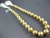 ESTATE EXTRA LARGE AAA GOLDEN SOUTH SEA PEARL CLASSIC LOVE NECKLACE