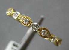 .29CT DIAMOND 18KT YELLOW GOLD ROUND & PEAR SHAPE SEMI ETERNITY ANNIVERSARY RING