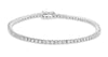 ESTATE 2.0CT DIAMOND 14KT WHITE GOLD 3D CLASSIC ROUND TENNIS BRACELET