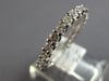 1.29CT DIAMOND 14K WHITE GOLD SHARED PRONG ETERNITY 3mm WEDDING ANNIVERSARY RING