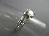 ANTIQUE .74CT ROUND & BAGUETTE DIAMOND 18KT GOLD ENGAGEMENT WEDDING RING #21860