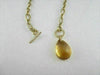 ANTIQUE 18KT DIAMOND & CITRINE DESIGNER DROP NECKLACE