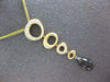 LARGE 1.8CT DIAMOND AAA SMOKY TOPAZ 18K YELLOW GOLD LARIAT MULTI STRAND NECKLACE