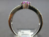 1.87CT DIAMOND & AAA PINK SAPPHIRE 18KT WHITE GOLD OVAL CLASSIC ENGAGEMENT RING