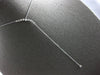 ESTATE LARGE .50CT DIAMOND 18KT WHITE GOLD 3D GRADUATING LARIAT LOVE NECKLACE