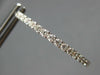 LARGE 1.76CT DIAMOND 18KT WHITE GOLD 3D ROUND INSIDE OUT HOOP HANGING EARRINGS