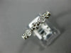 ESTATE .36CT DIAMOND 14K WHITE GOLD 3D FLOWER FILIGREE WEDDING ANNIVERSARY RING