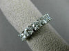 ESTATE 1.35CT DIAMOND 14K WHITE GOLD 3D FIVE STONE WEDDING ANNIVERSARY RING 2058
