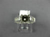 ANTIQUE .40CT DIAMOND 18KT WHITE GOLD 3D ROUND SEMI MOUNT ENGAGEMENT RING #22417