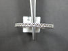 ESTATE .42CT DIAMOND 14KT WHITE GOLD ROUND ETERNITY 2MM WEDDING ANNIVERSARY RING