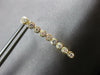 .54CT DIAMOND 14KT YELLOW GOLD CLASSIC BAR BEZEL ETOILE HANGING EARRINGS #27129
