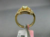 ESTATE LARGE 1.63CT FANCY YELLOW DIAMOND 18KT ROSE GOLD OCTOGAN ENGAGEMENT RING
