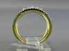 ESTATE LARGE 1.16CT DIAMOND 14KT WHITE & YELLOW GOLD MULTI ROW RECTANGULAR RING