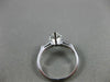 ESTATE WIDE .86CT DIAMOND MARQUISE 14KT WHITE GOLD 3 STONE ENGAGEMENT RING 22151