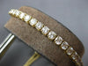 3.23CT DIAMOND 14K YELLOW GOLD 3D ROUND SEMI ETERNITY ADJUSTABLE TENNIS BRACELET