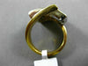 ESTATE LARGE 1.65CT DIAMOND 18KT WHITE & YELLOW GOLD 3D PAVE SQUARE FUN RING 995