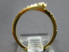 .39CT DIAMOND 18KT YELLOW GOLD 3D GRADUATING CRISS CROSS SNAKE FLEXIBLE FUN RING