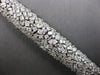 EXTRA LARGE 20.06CT DIAMOND 18KT WHITE GOLD MULTI SHAPE MULTI ROW CUFF BRACELET